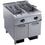 Diamond Gas Friteuse 2 Becken "Y" 23 L, externe Brenner, auf Unterschrank