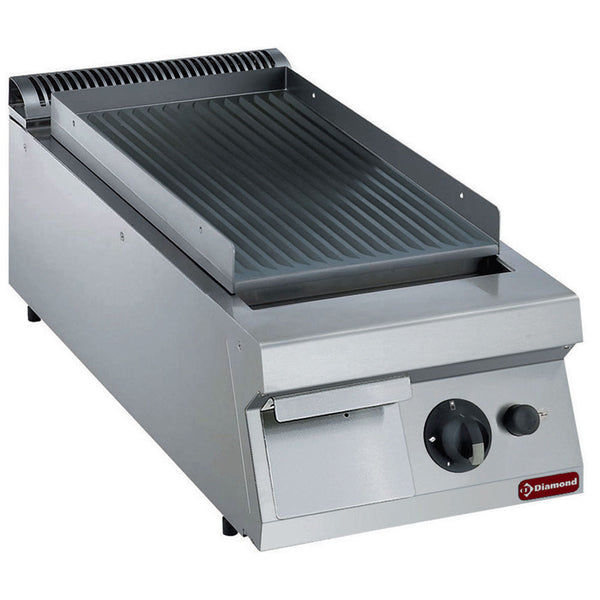 Diamond Gas Grillplatte gerillt -TOP-
