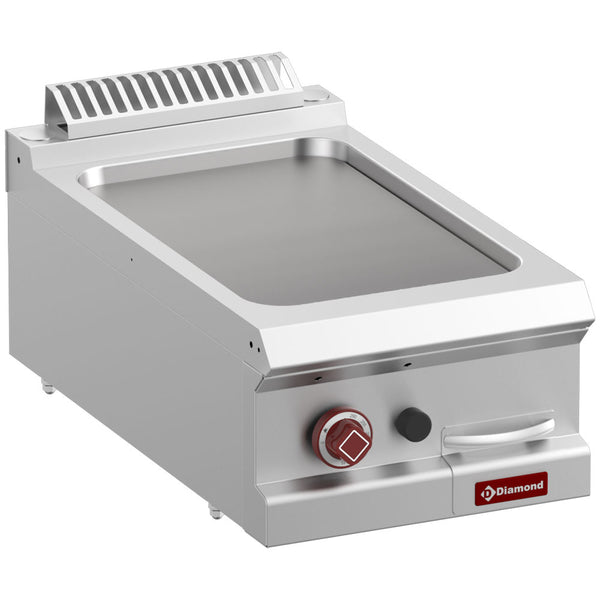 Diamond Gas-Grillplatte, glatt, Modul 1/2 -Top-