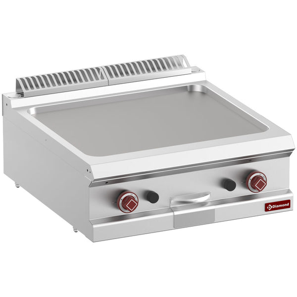 Diamond Gas-Grillplatte, glatt, Modul 1/1 -Top-
