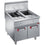 Diamond Gasfritteuse 2 Becken 18 Lit., auf Unterschrank