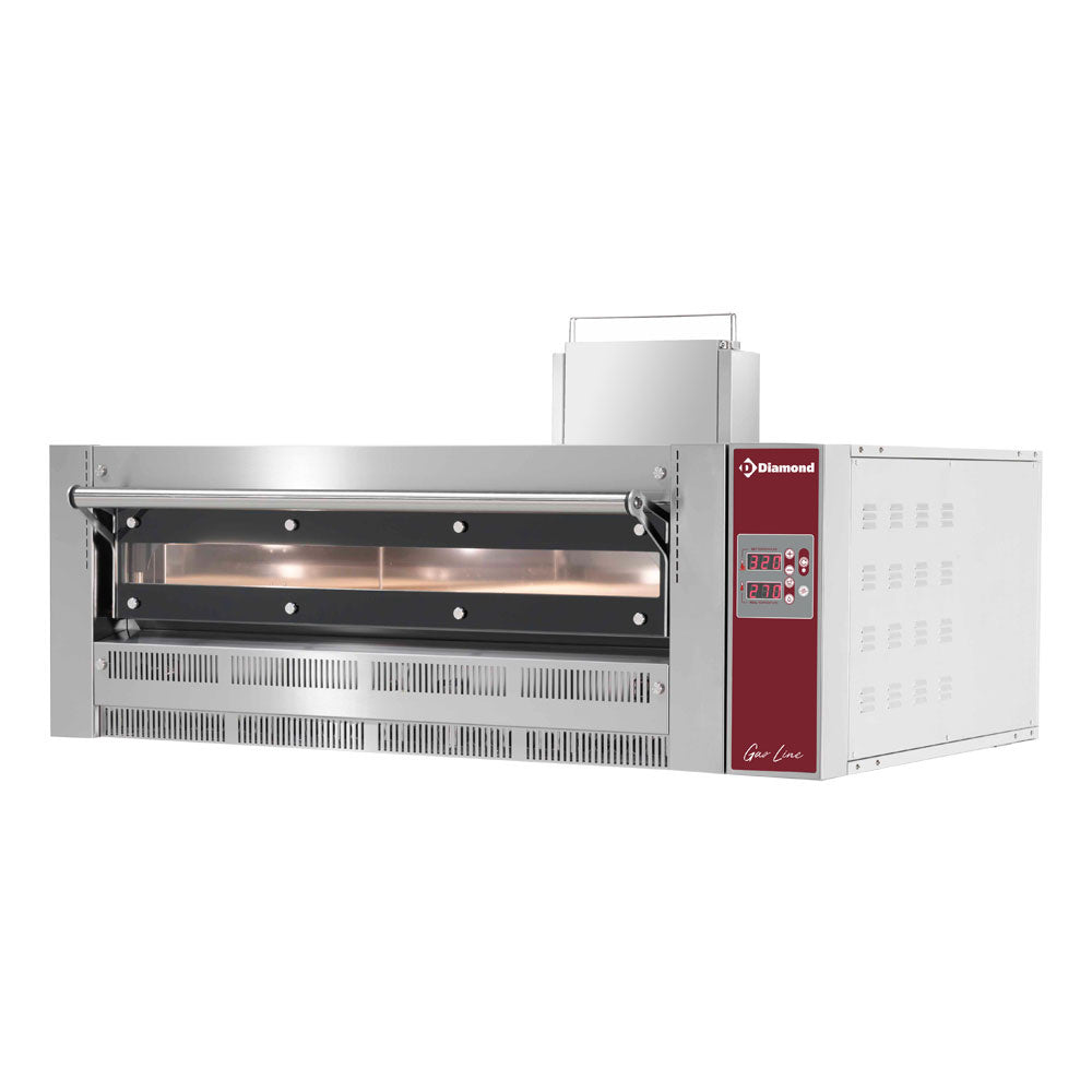 Diamond Gas Ofen, 6 Pizzen Ø 350 mm