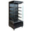 Diamond Beheizte Vitrine, Selbstbedienung, mit Glastür, auf Rädern - FULL BLACK