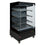 Diamond Beheizte Vitrine, Selbstbedienung, mit Glastür, auf Rädern - FULL BLACK