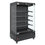 Diamond Beheizte Vitrine, Selbstbedienung, mit Glastür, auf Rädern - FULL BLACK