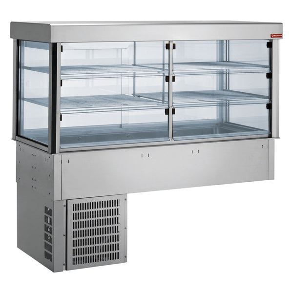 Diamond Element Kühlvitrine auf Kühlplatte 4 GN 1/1