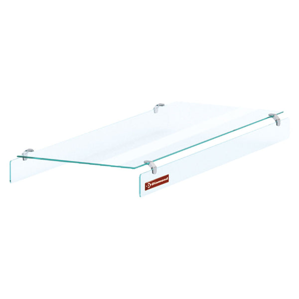 Diamond Zentralglas "rechter" Rand bei 90 ° auf jeder Seite, 2x GN 1/1