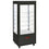 Diamond Vitrine 4 Seiten T° negativ, 5 Regale aus Glas, belüftet, 480 Lit., SCHWARZ