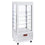 Diamond Vitrine 4 Seiten T° negativ, 5 Regale aus Glas, belüftet, 480 Lit., WEIß