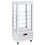 Diamond Vitrine 4 Seiten  T° positiv, 5 Regale aus Glas, belüftet, 480 Lit., WEIß