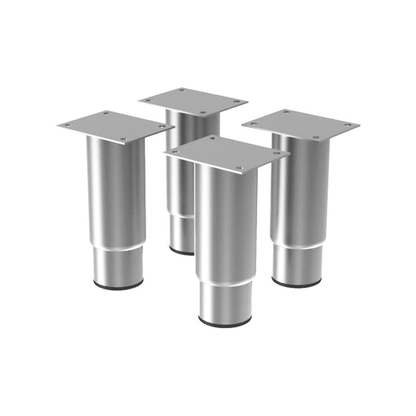 Diamond Set mit 4 verstellbaren Edelstahlfüßen (h.125mm)