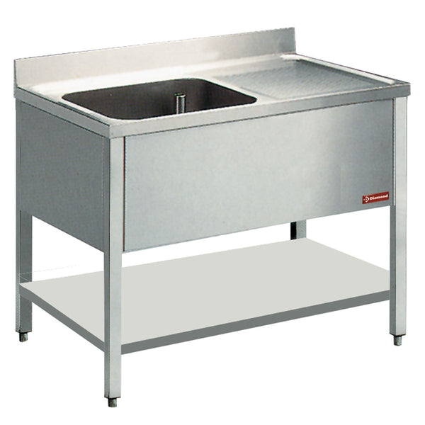 Diamond Spültisch 1 Becken und 1 Abtropffläche