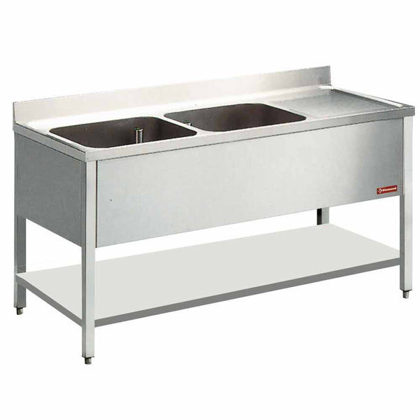Diamond Spültisch 2 Beckenund 1 Abtropffläche