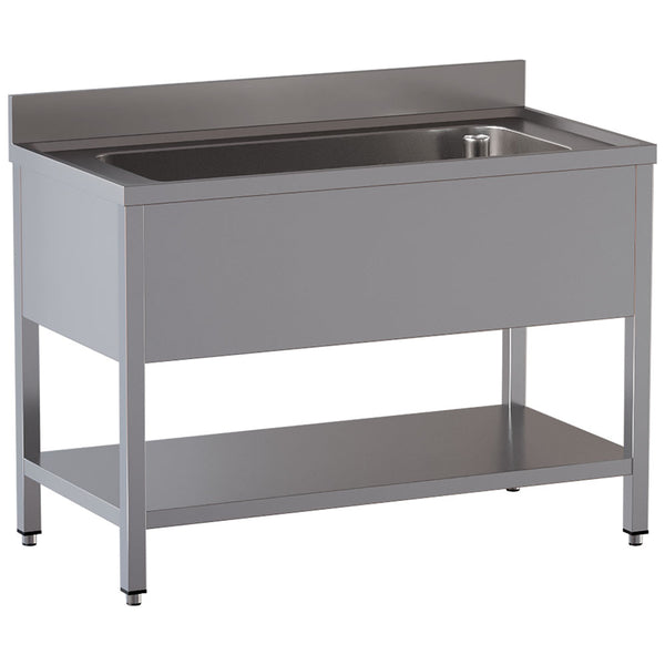 Diamond Spültisch 1 Becken  950x500xh350, mit Unterboden