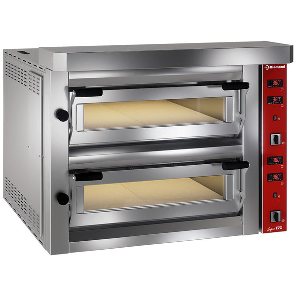 Diamond Elektro Pizzaofen, 2x 4 Pizzen