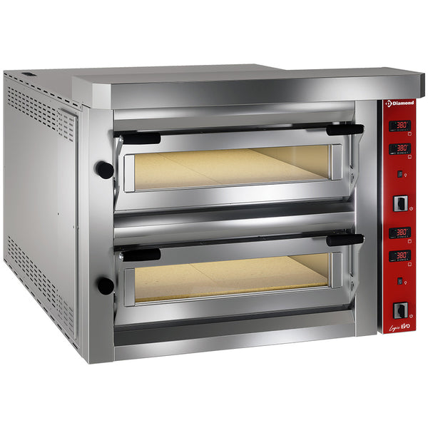Diamond Elektro Pizzaofen, 2x 6 Pizzen