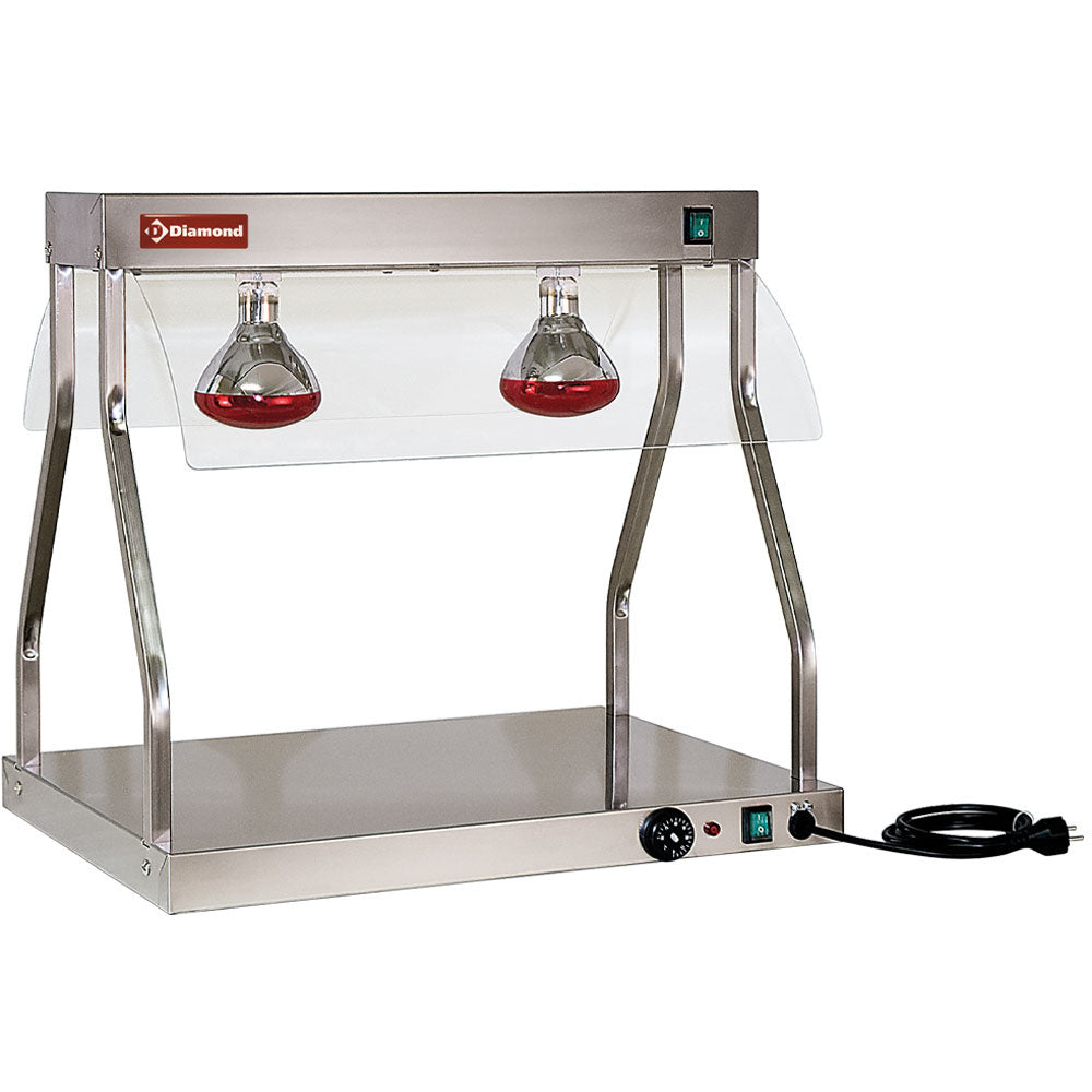 Diamond Wärmebrücke und Top, Infrarotlampen (2x 250 W)