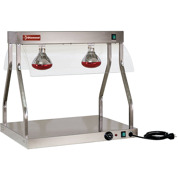 Diamond Wärmebrücke und Top, Infrarotlampen (2x 250 W)