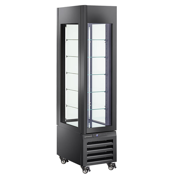 Diamond Volle Vitrine 260 Lt., 5 Glasstufen, belüftet -ICE CREAM & PASTRY - SCHWARZ