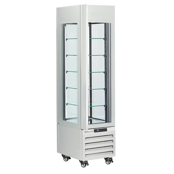Diamond Volle Vitrine 260 Lt., 5 Glasstufen, belüftet -ICE CREAM & PASTRY - WEISS