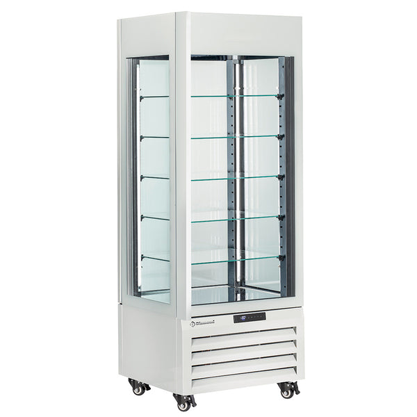 Diamond Volle Vitrine 440 Lt., 5 Glasstufen, belüftet - PASTRY - WEISS