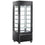 Diamond Vitrine "FULL verglast" 440 Lt., 6 Glasstufen, statisch - ICE CREAM - SCHWARZ
