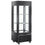 Diamond Vollverglaste Vitrine" 440 l, 1 Ebene + 2 Regale, belüftet - WINE - SCHWARZ