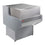 Diamond Kassenelement 700 mm - GRAU/WEISS