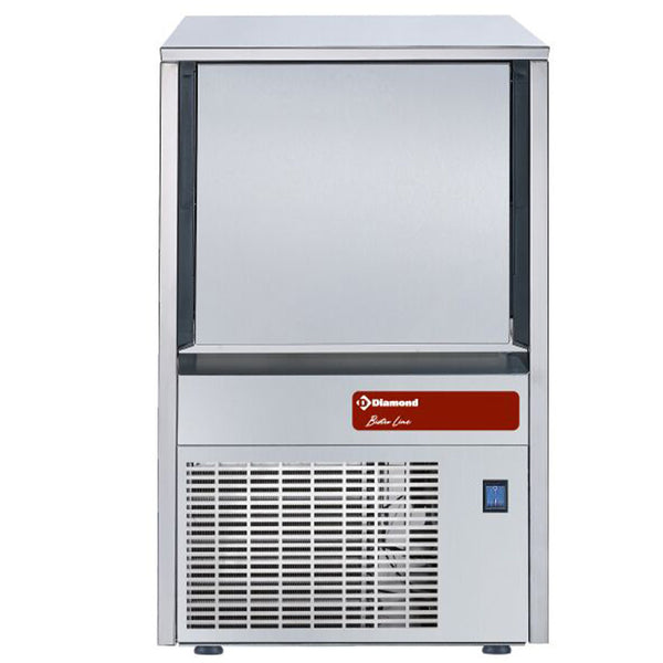 Diamond Eiswürfelbereiter, Eiswürfel mit Hohlraum, 22 kg mit Reservebehälter 9kg