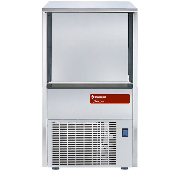 Diamond Eiswürfelbereiter, Eiswürfel mit Hohlraum, 31kg mit Reservebehälter 12kg