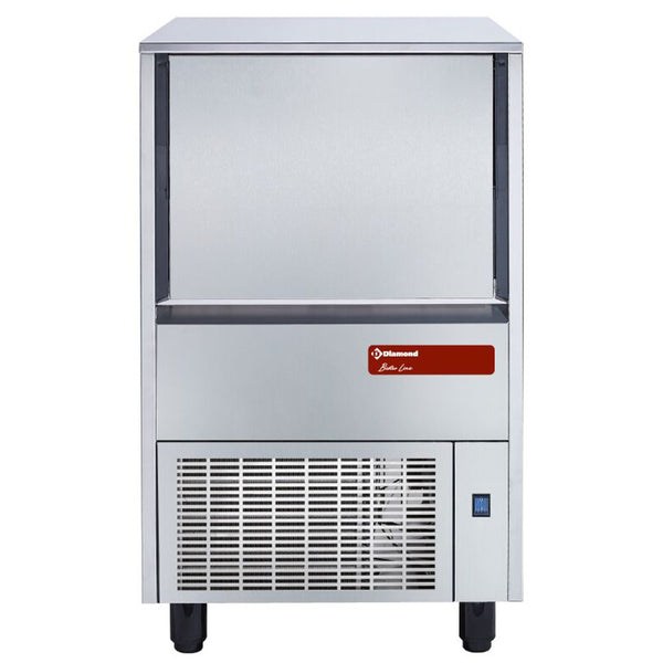 Diamond Eiswürfelbereiter, Eiswürfel mit Hohlraum, 48 kg mit Reservebehälter 25kg