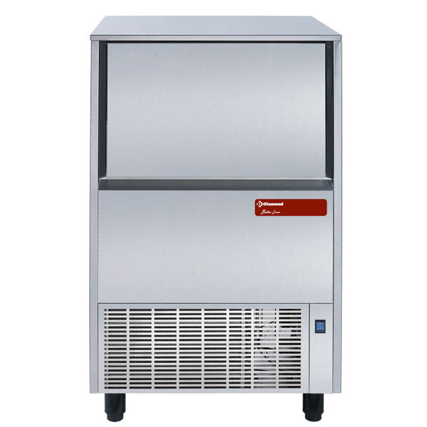 Diamond Eiswürfelbereiter, Eiswürfel mit Hohlraum, 55 kg mit Reservebehälter 30 kg