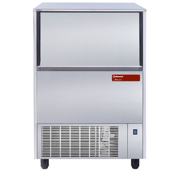 Diamond Eiswürfelbereiter, Eiswürfel mit Hohlraum, 75 kg mit Reservebehälter 37 kg