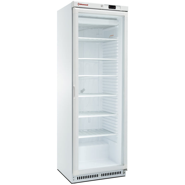 Diamond Gefrierschrank, statisch, Glastür, 400 Liter. weiß