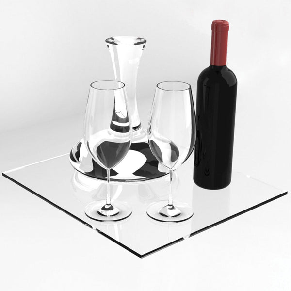Diamond Verstellbares Regal aus  Sicherheitsglas, mit Halterungen