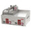 Diamond Glatte, verchromte Clam Grill, 3x 230/1V