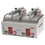 Diamond Glatte, verchromte Clam Grill, 4x 230/1V
