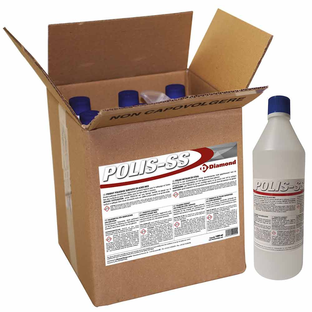 Diamond Poliermittel für Edelstahl 4 FL. x 1 KG
