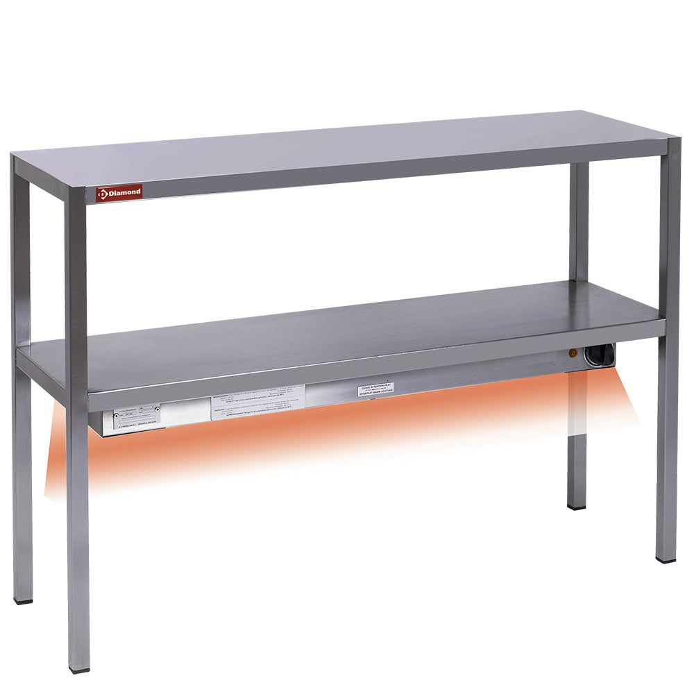 Diamond Tischaufsatzbord "Chef" beheizt - 2 Böden