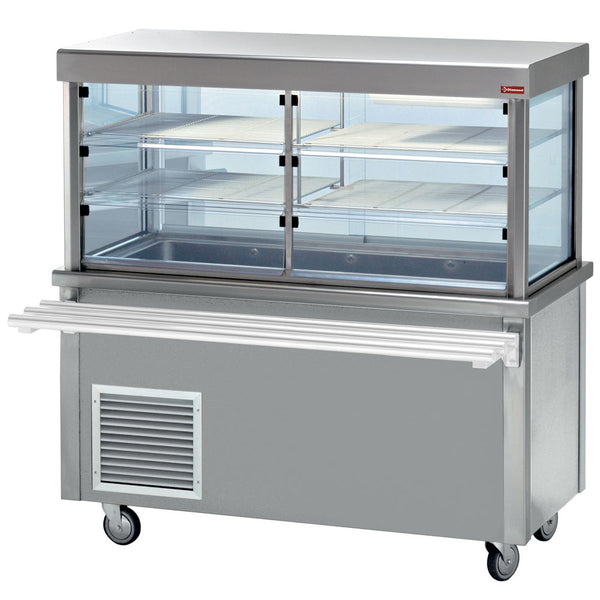 Diamond Element Kühlvitrine und Kühlplatte auf Kühlunterbau