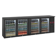 Diamond Flaschenkühlschrank 4 Glastüren, 620 Liter, verstellbare Füße