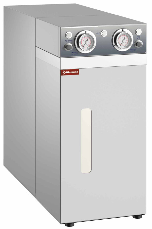 Diamond Osmoseanlage 150l/h, mit Druckminderer, Monoblock aus Edelstahl