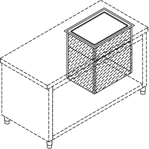 Diamond Neutraler Spülmaschinenkorbspender 500x500 mm