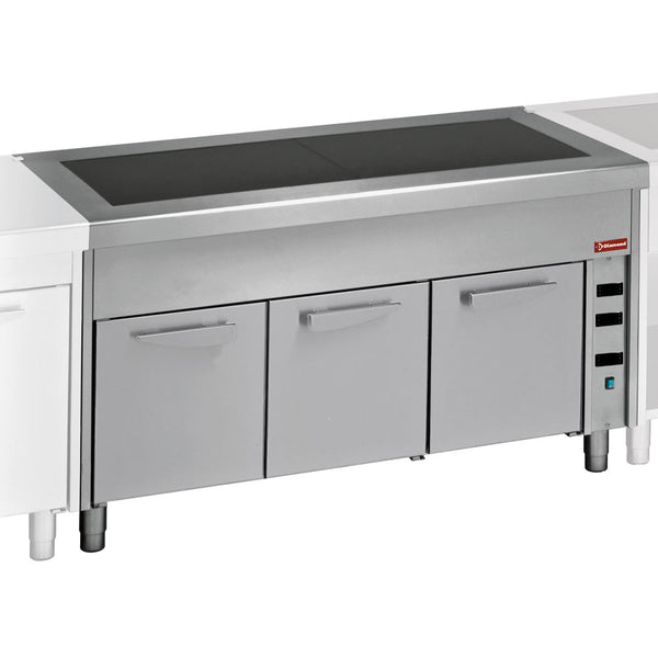 Diamond Element Glaskeramik auf Wärmeschrank 4x GN 1/1