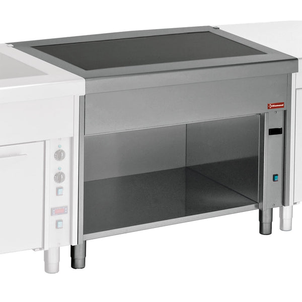 Diamond Element Glaskeramik auf Unterbau 3x GN 1/1