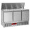 Diamond Saladette mit Deckel, 4xGN1/1-150 mm + Reserve 3 Türen.GN 1/1, 380 Lit