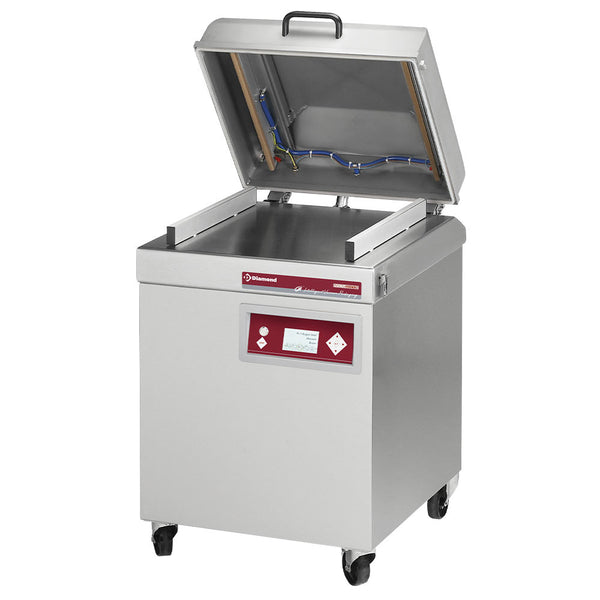 Diamond Vakuummaschine, Edelstahlbehälter 500x520xh200 mm. -63 m3/Std. LCD-Bildschirm