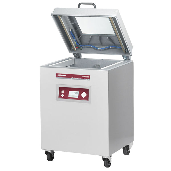 Diamond Vakuummaschine, Aluminium behälter 500x520xh230 mm. - 63 m3/Std. LCD-Bildschirm