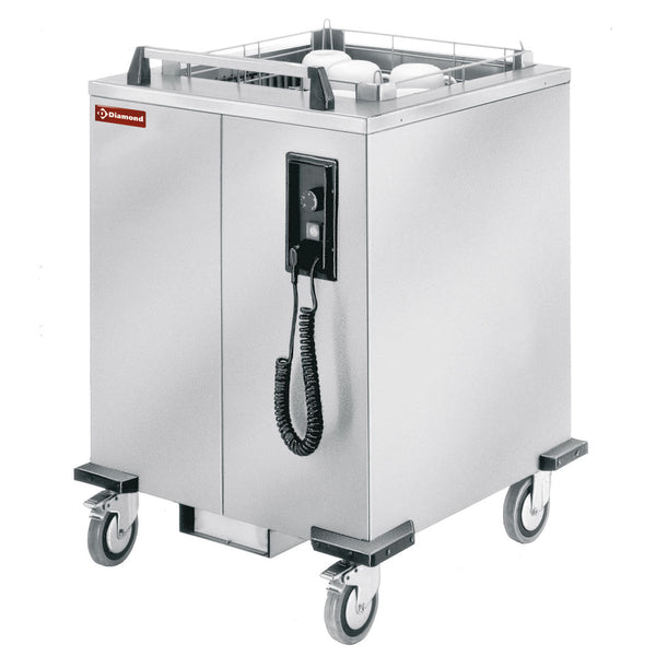 Diamond Beheizter Wagen mit Federn für Körbe 500x500 mm