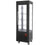 Diamond Panorama Vitrine, 5 rostablage, 360 LT, Schwarz